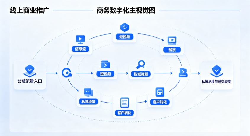 荔蒲县线上商业推广怎么做？全域流量闭环搭建与低成本转化实战指南